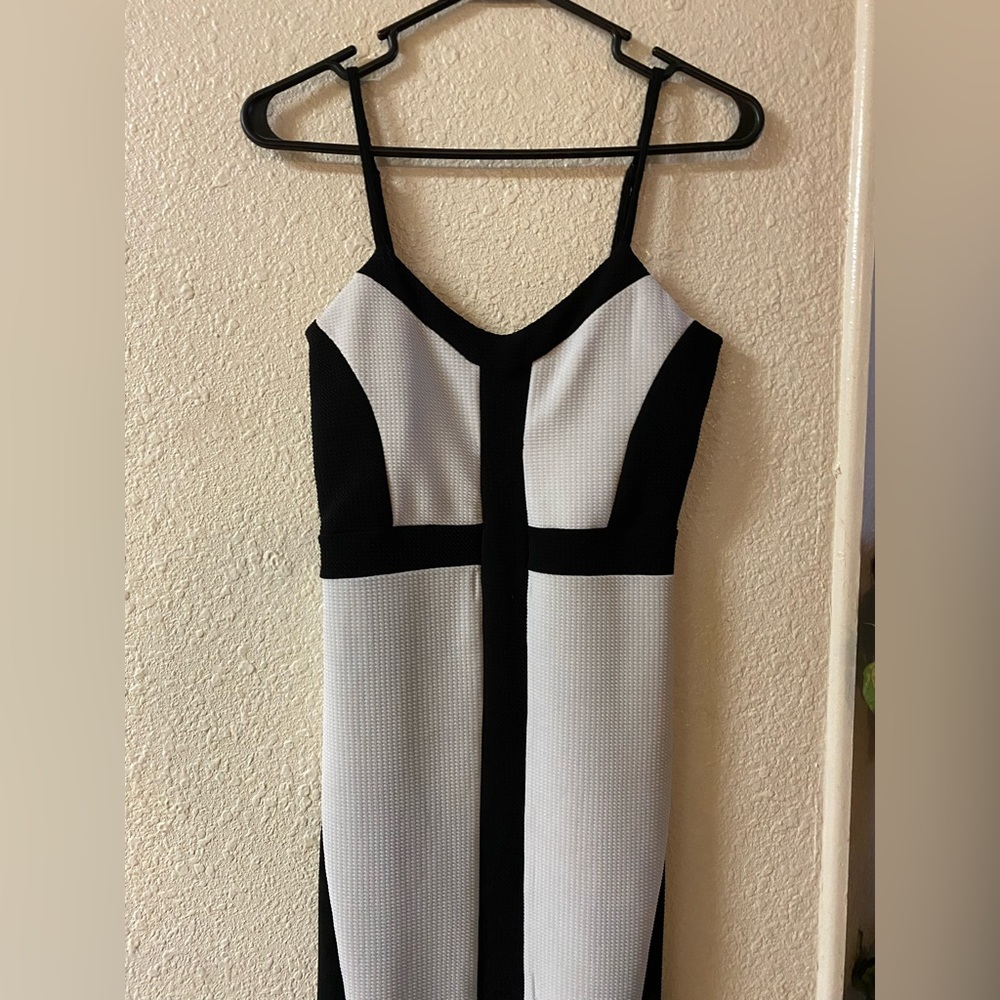 Black and white dress